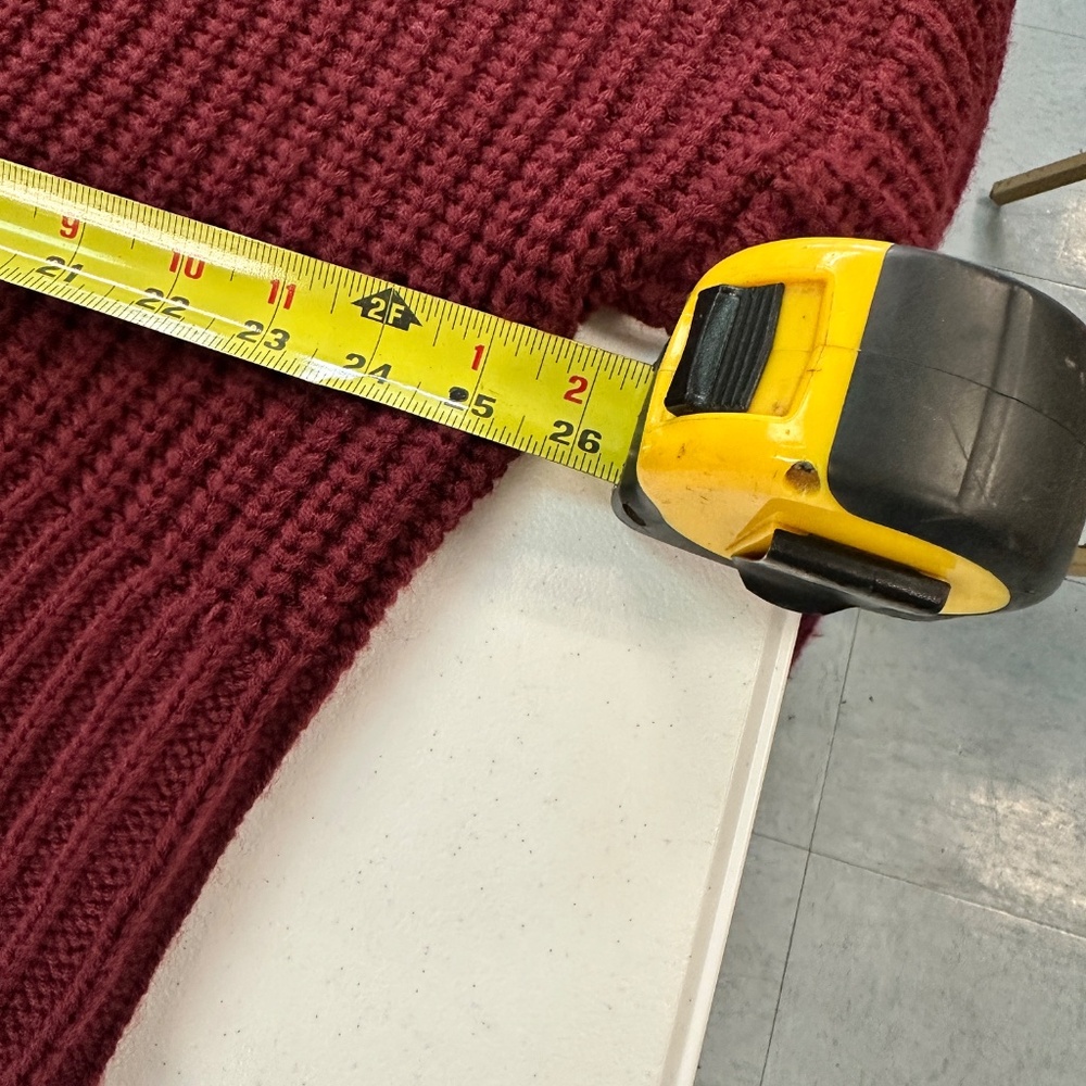 NWT PrettyLittleThing Fringe Sweater Jumper Distressed Rust Size S Small - Picture 8 of 12